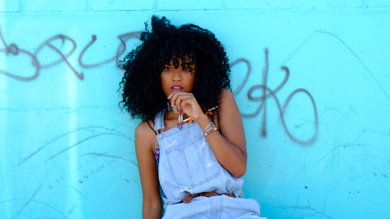 Girl With Curly Hair