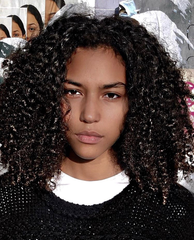 Girl With Curly Hair